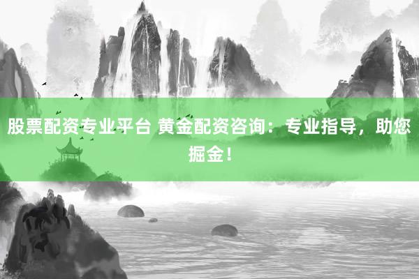 股票配资专业平台 黄金配资咨询：专业指导，助您掘金！